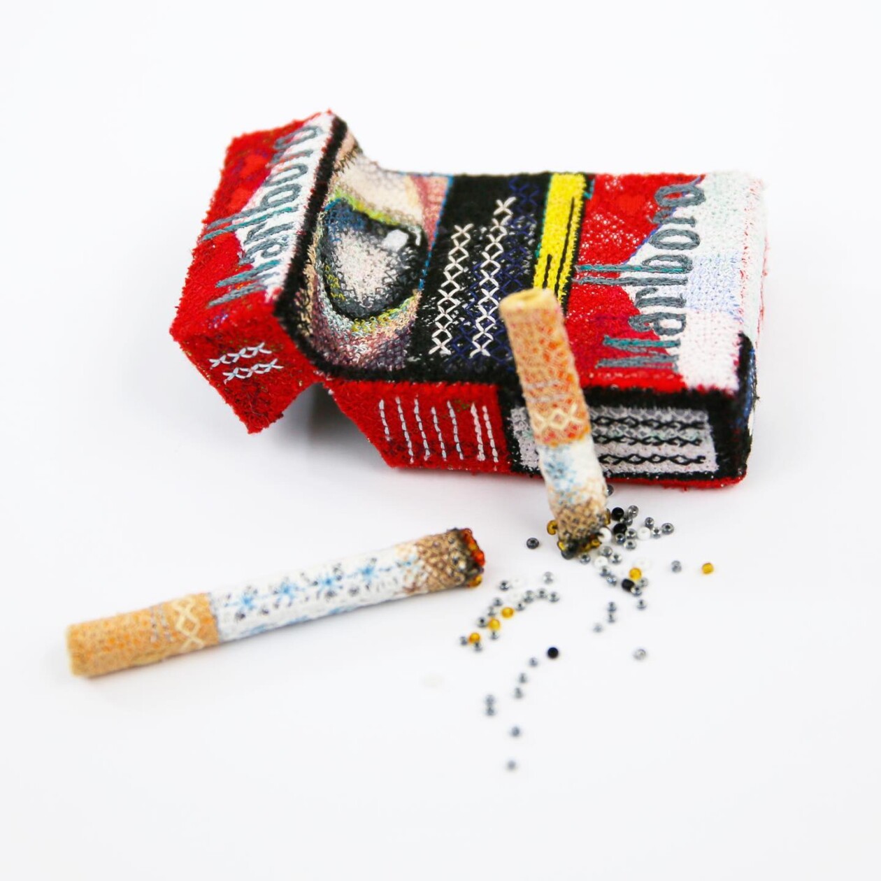 Alicja Kozłowska's 3d Embroidered Felt Sculptures (3)