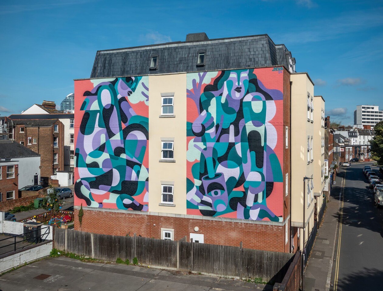 James Reka's Abstracted Murals (9)