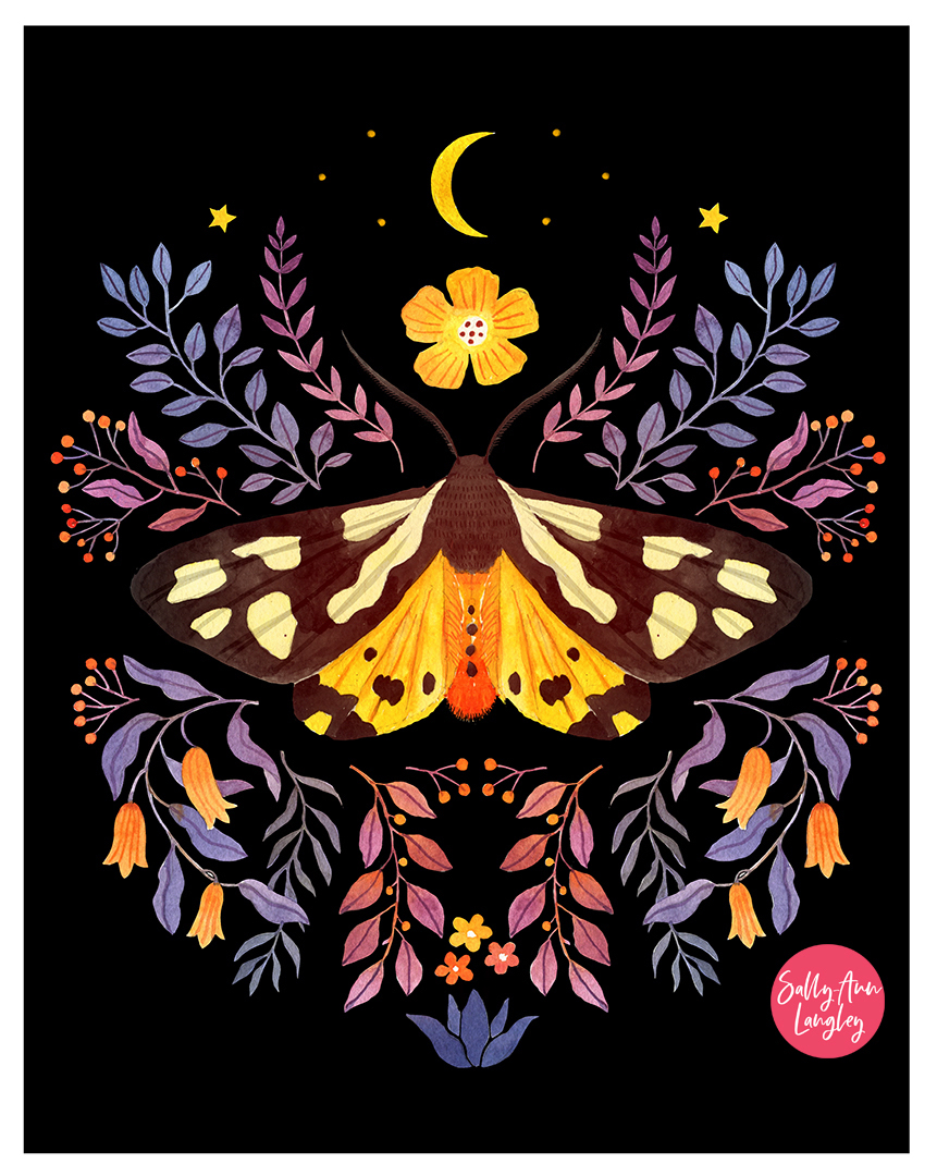 Sally Ann Langley's Fauna And Flora Watercolors (9)