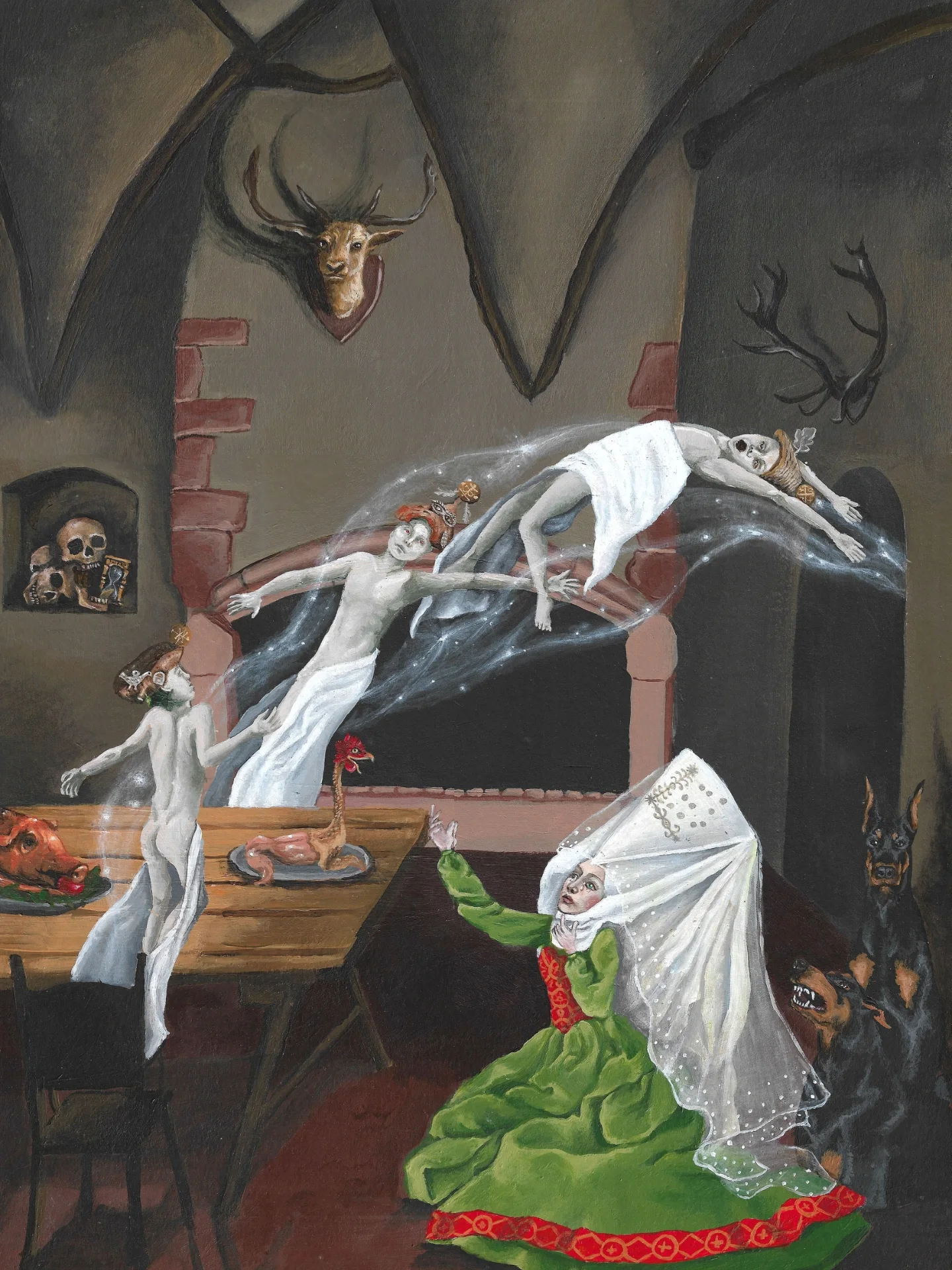 Catherine Gogerty's Folk Art Inspired Paintings (4)