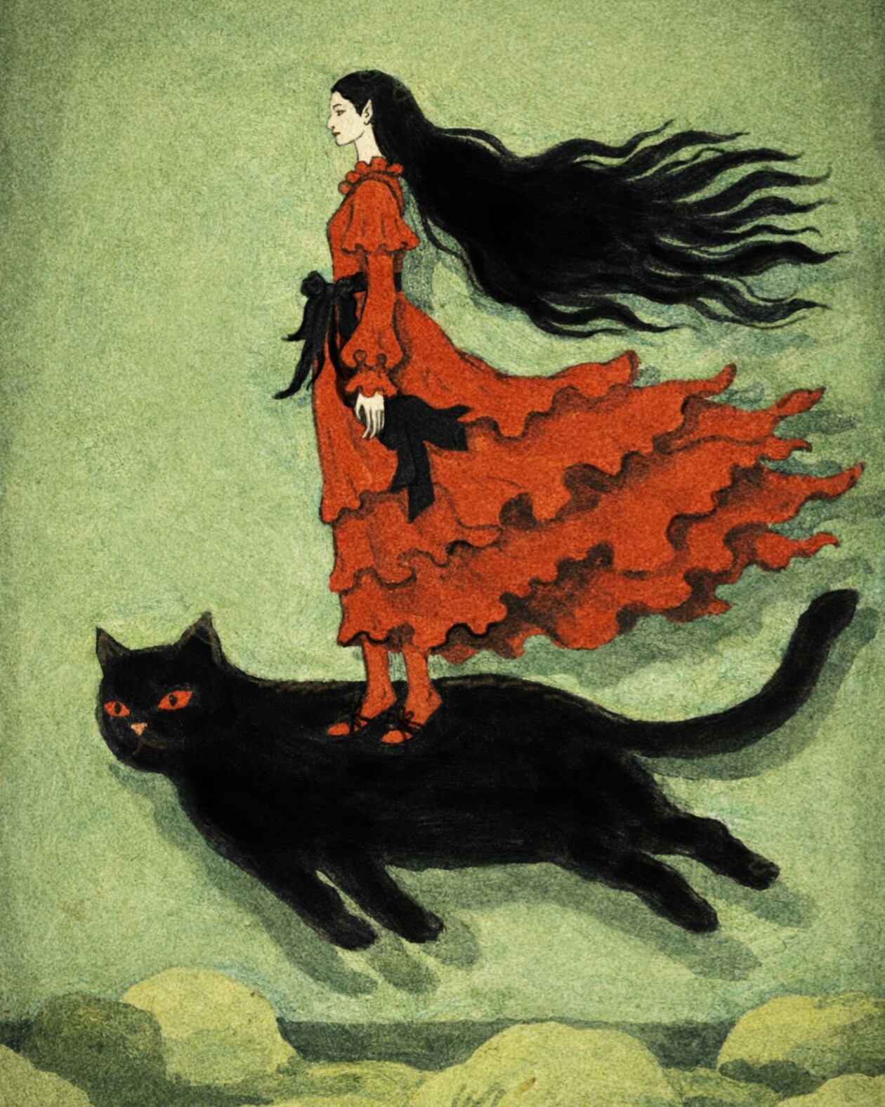 Dora Abodi's Gothic Inspired Female Portraits (1)