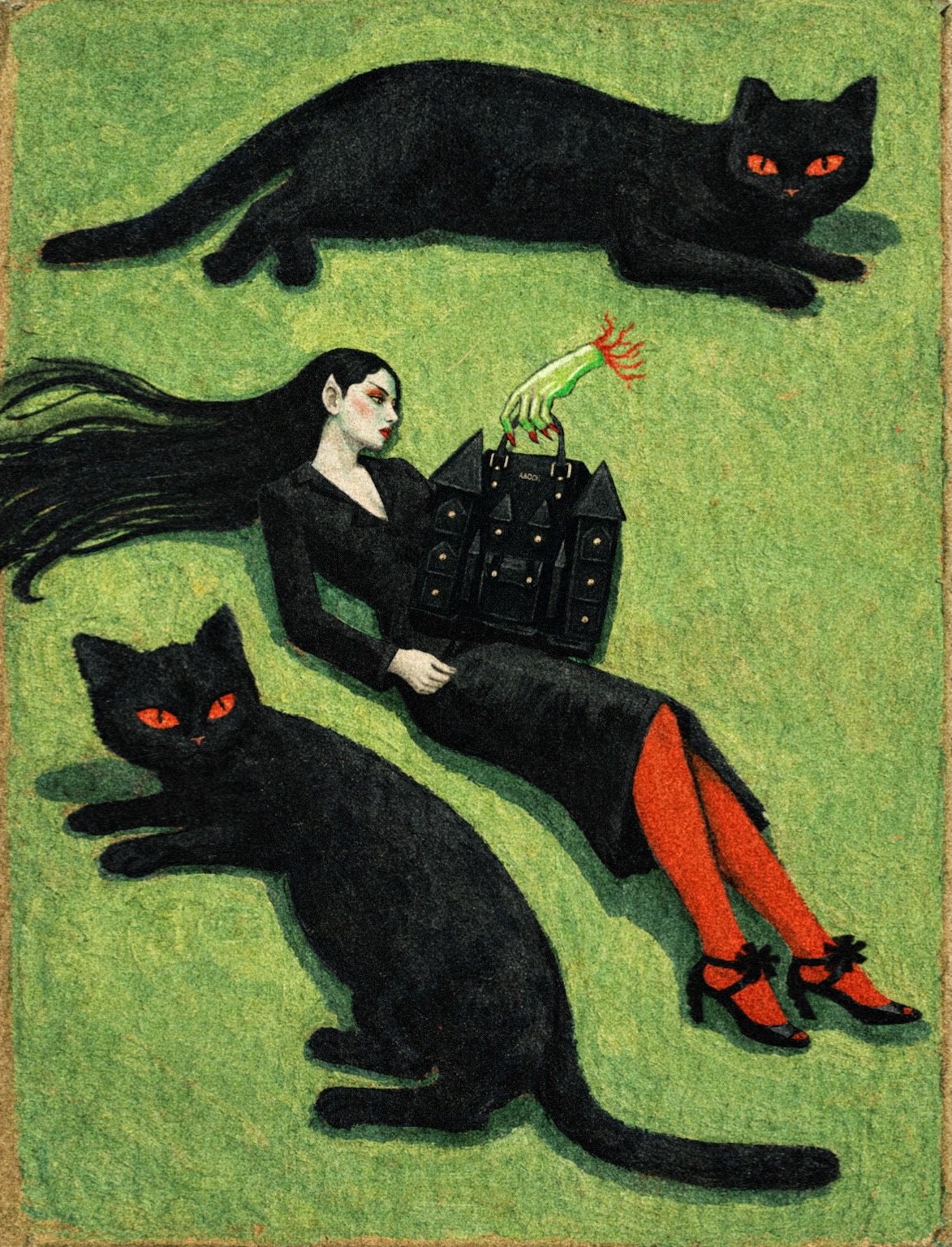 Dora Abodi's Gothic Inspired Female Portraits (2)