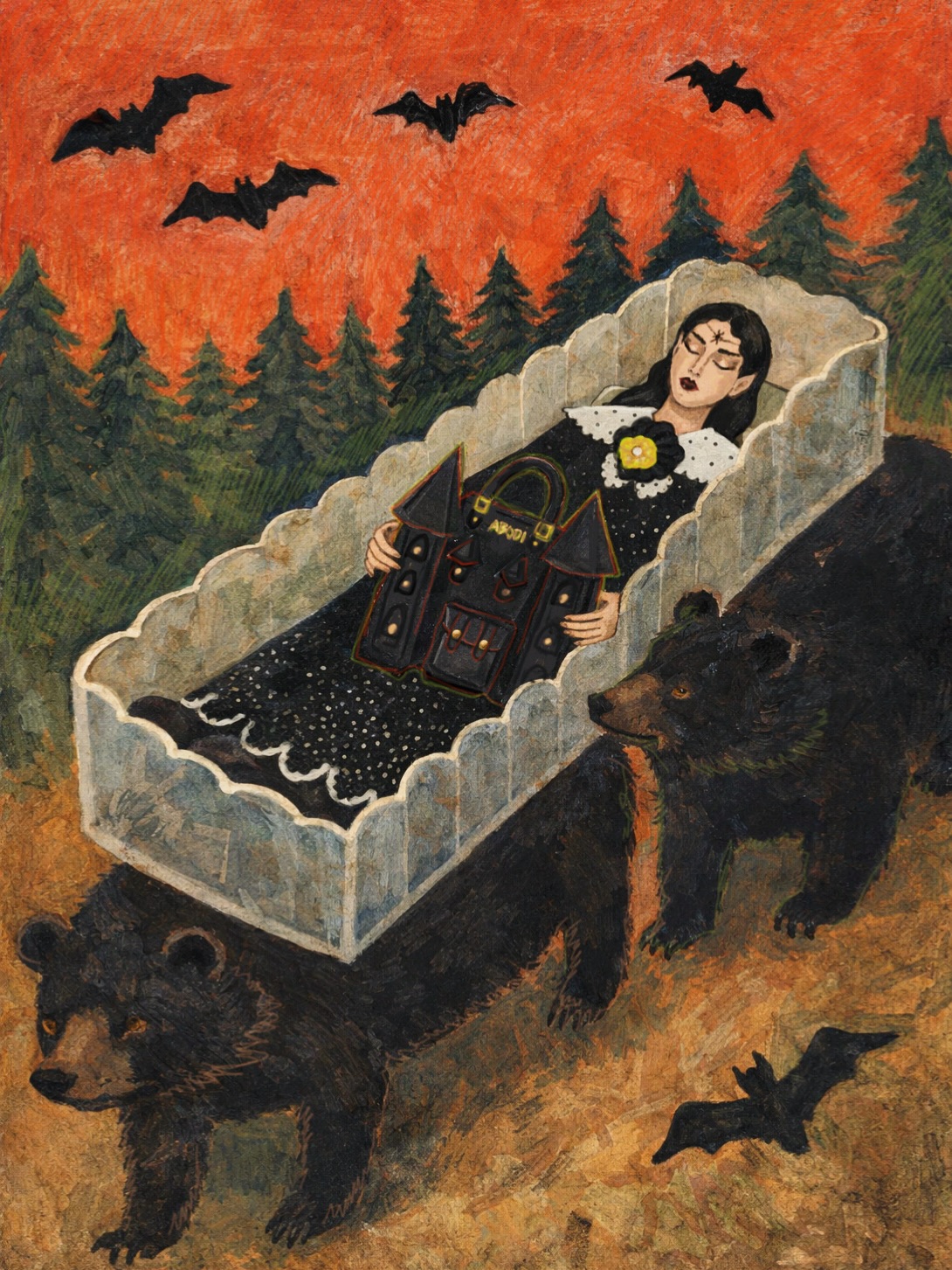 Dora Abodi's Gothic Inspired Female Portraits (5)