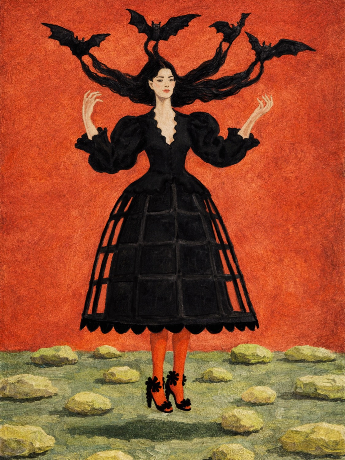 Dora Abodi's Gothic Inspired Female Portraits (7)