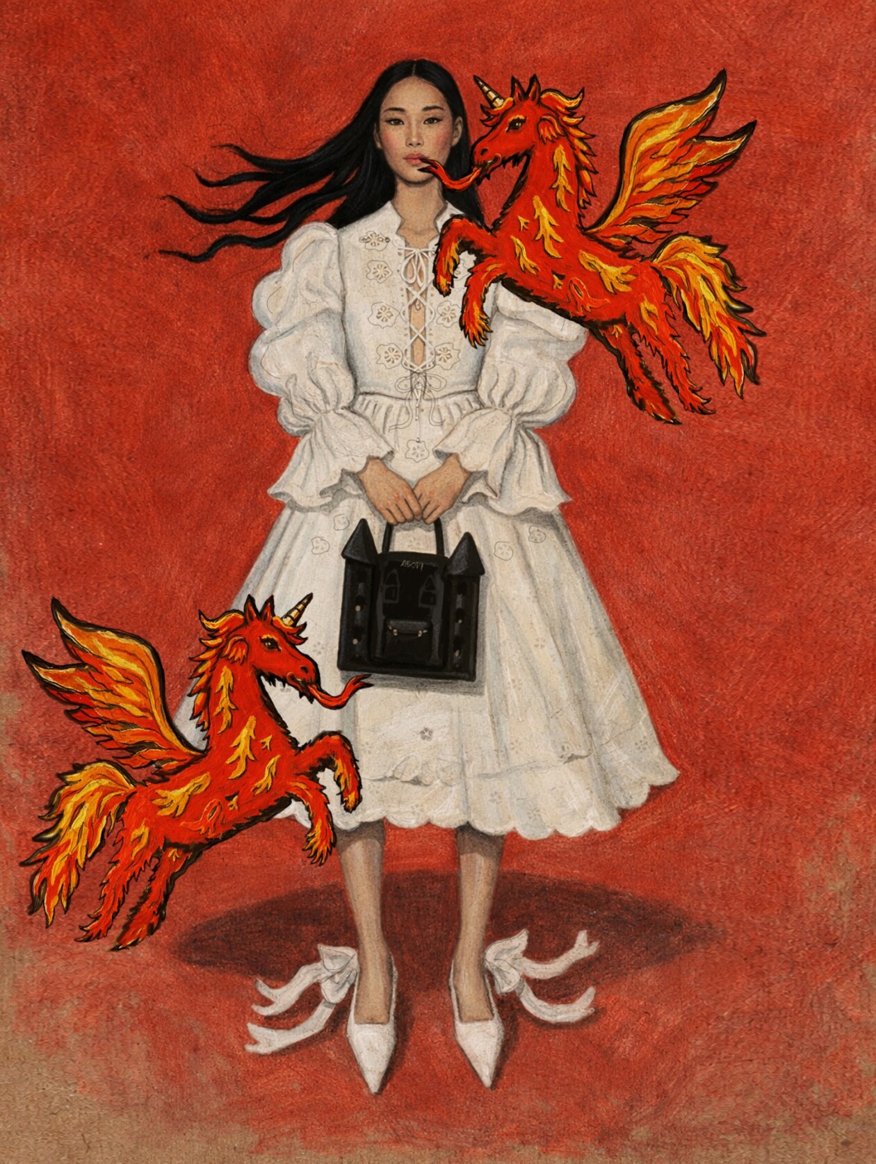 Dora Abodi's Gothic Inspired Female Portraits (9)