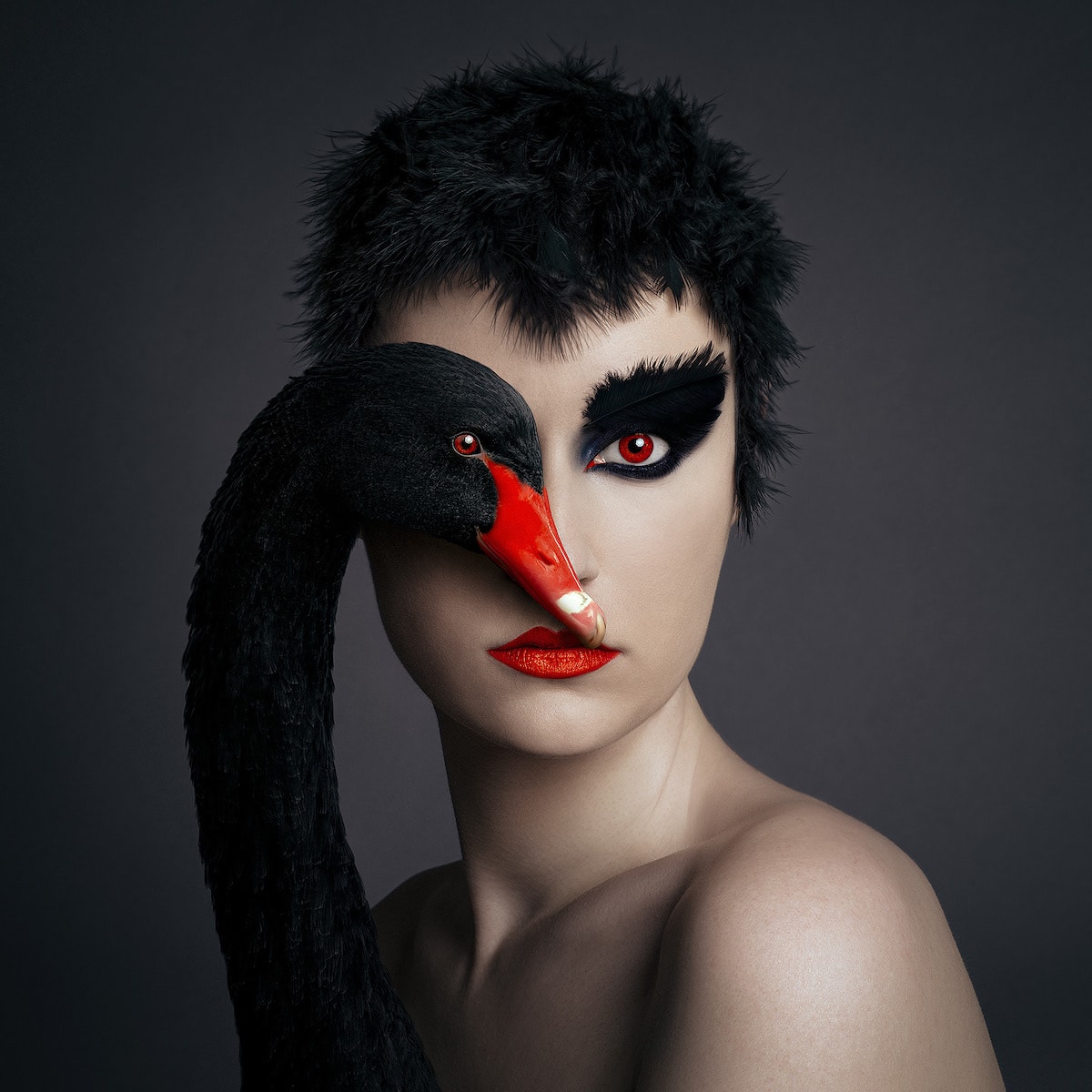 Flora Borsi's Surreal Self Portrait Series Animeyed (3)