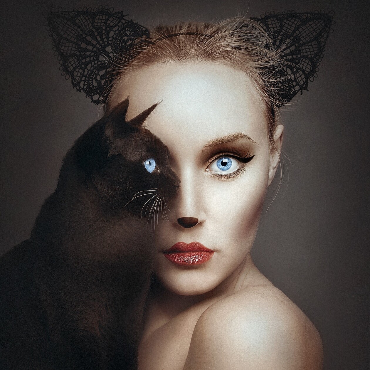 Flora Borsi's Surreal Self Portrait Series Animeyed (6)