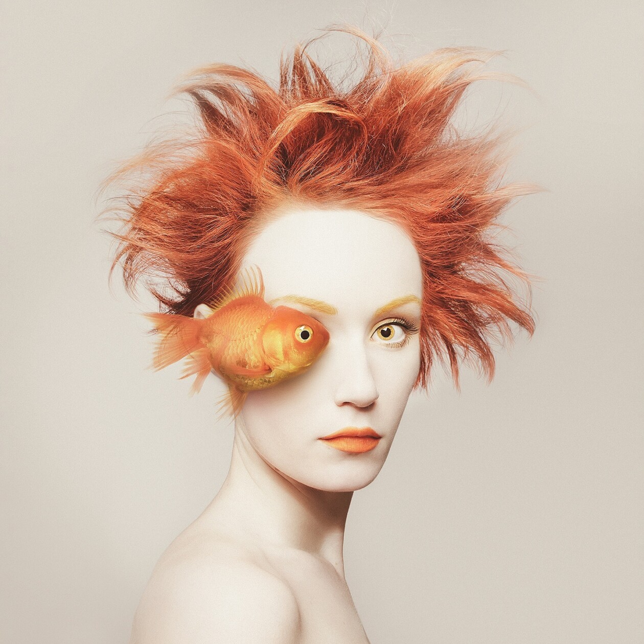Flora Borsi's Surreal Self Portrait Series Animeyed (8)