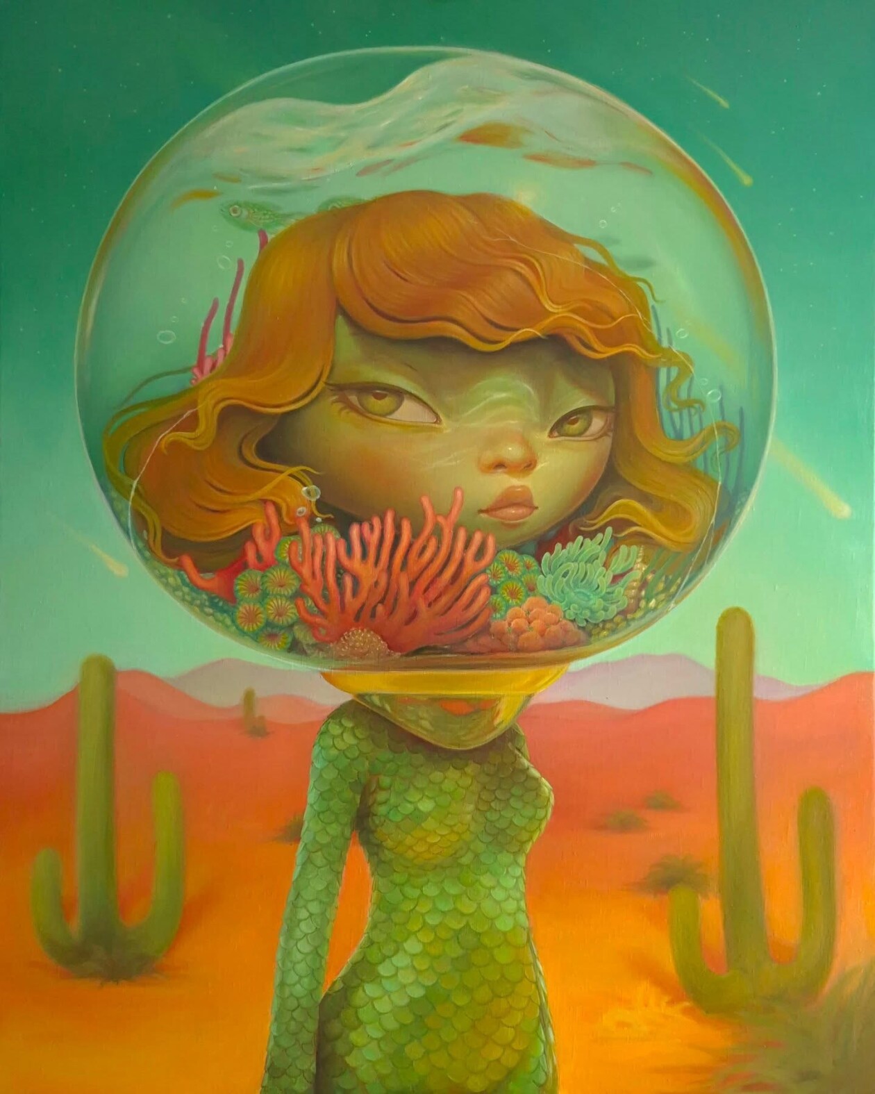 Gökçen Yüksel's Pop Surrealism Emotional Portraits (1)