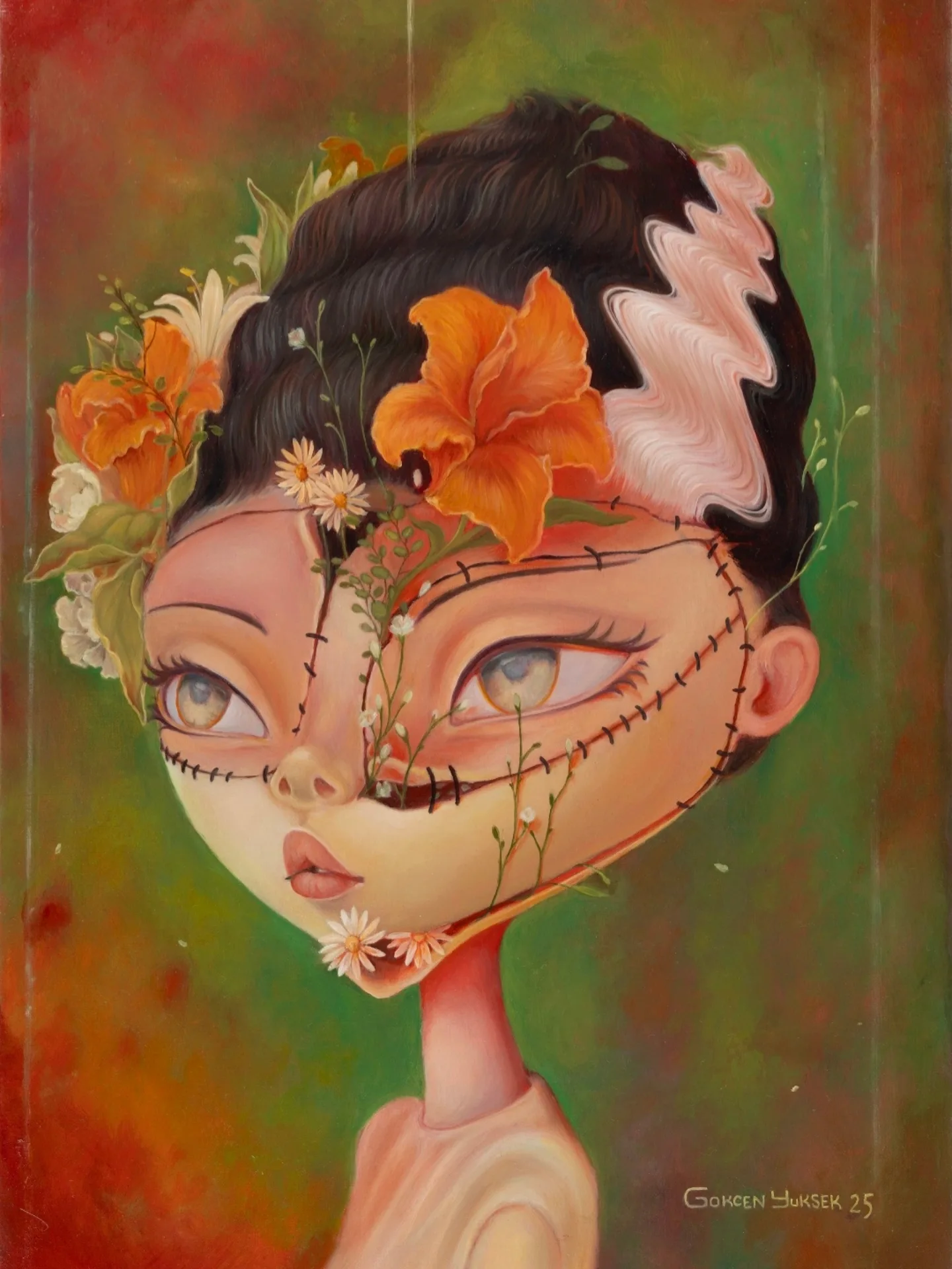 Gökçen Yüksel's Pop Surrealism Emotional Portraits (2)