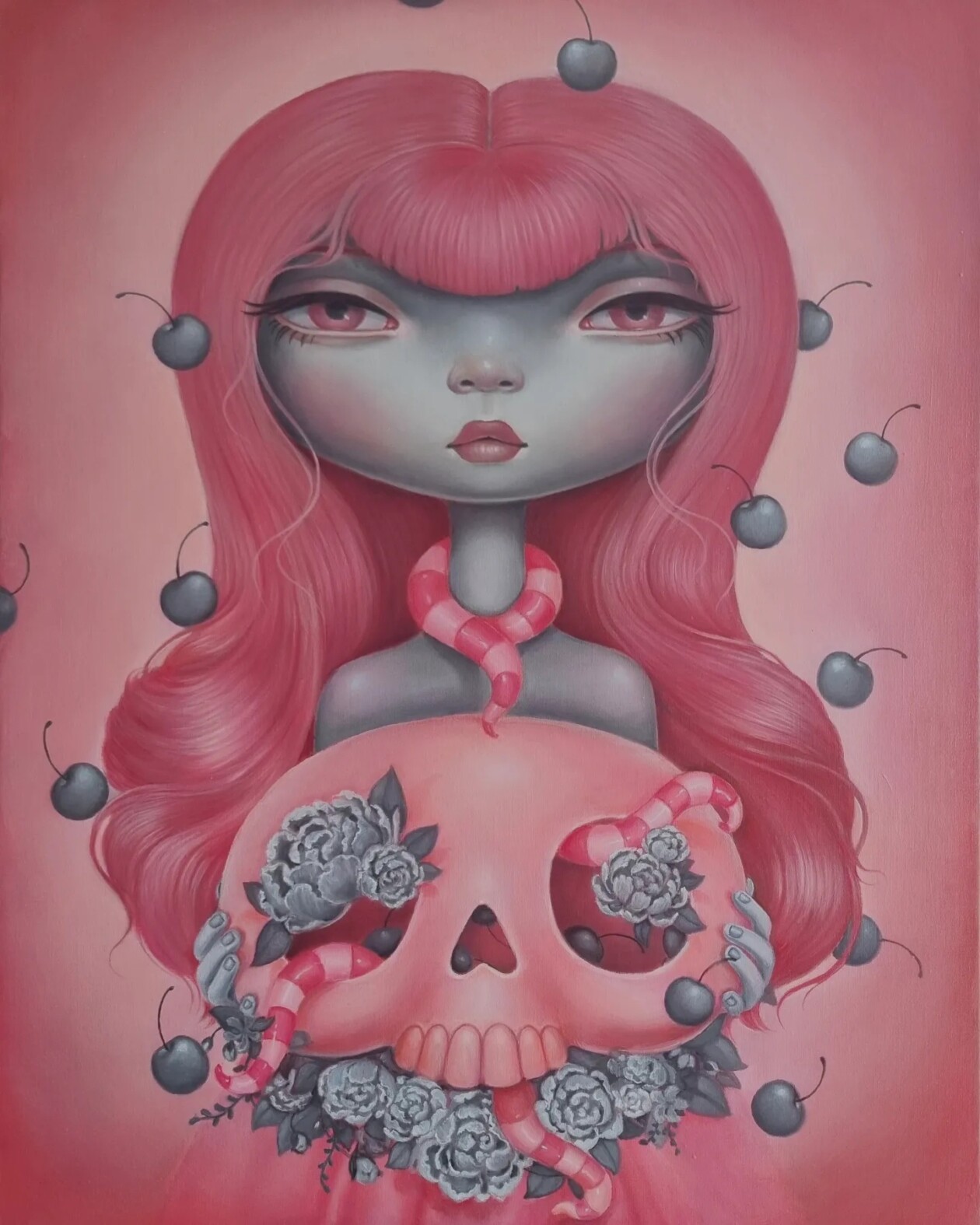 Gökçen Yüksel's Pop Surrealism Emotional Portraits (8)