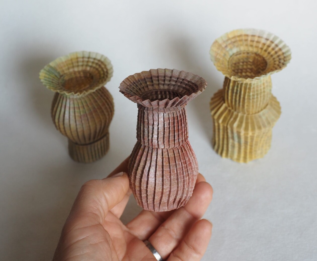 Goran Konjevod's Geometric Paper Folding Vessels (10)