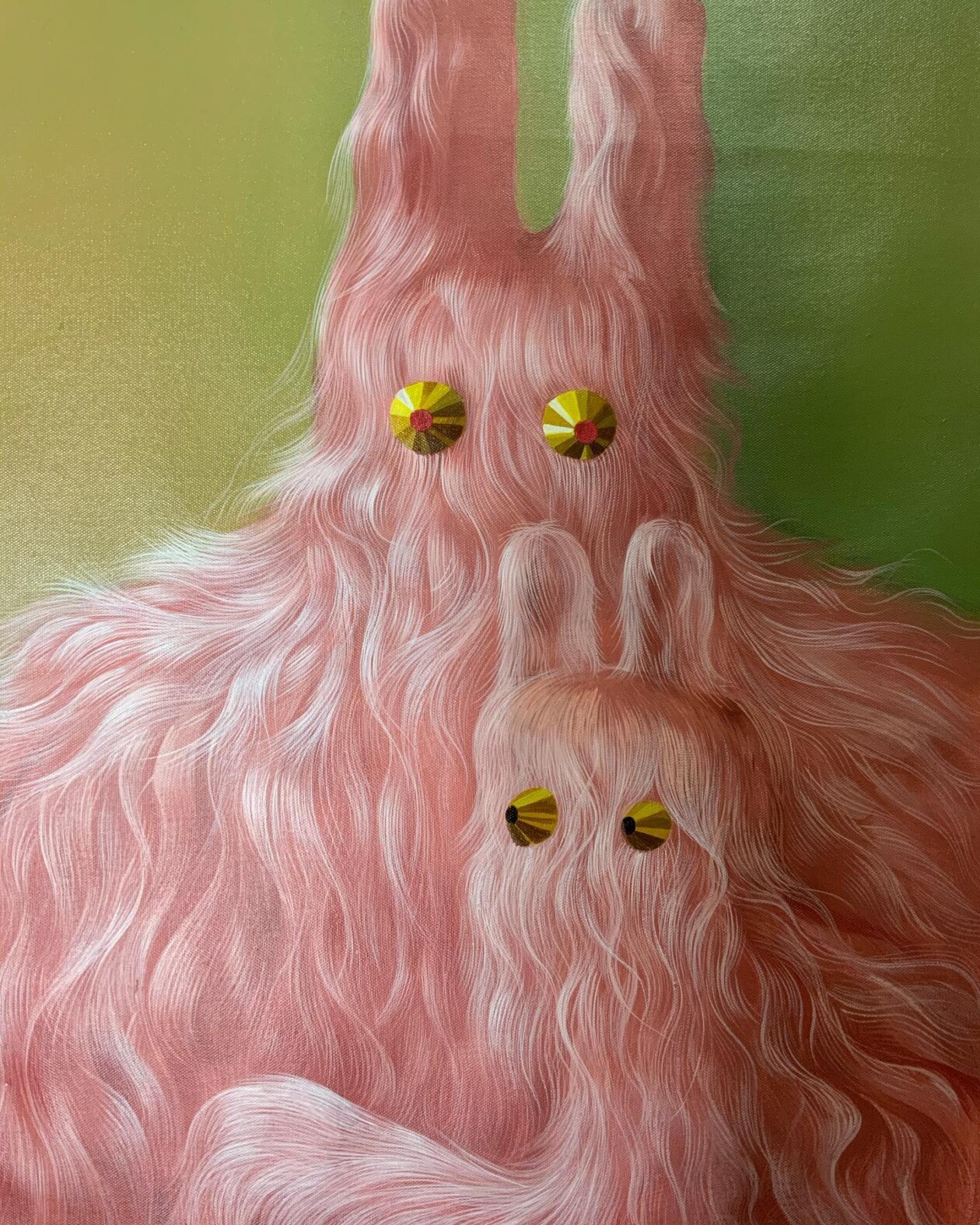 Lin Tianlu's Textured Surreal Paintings (1)