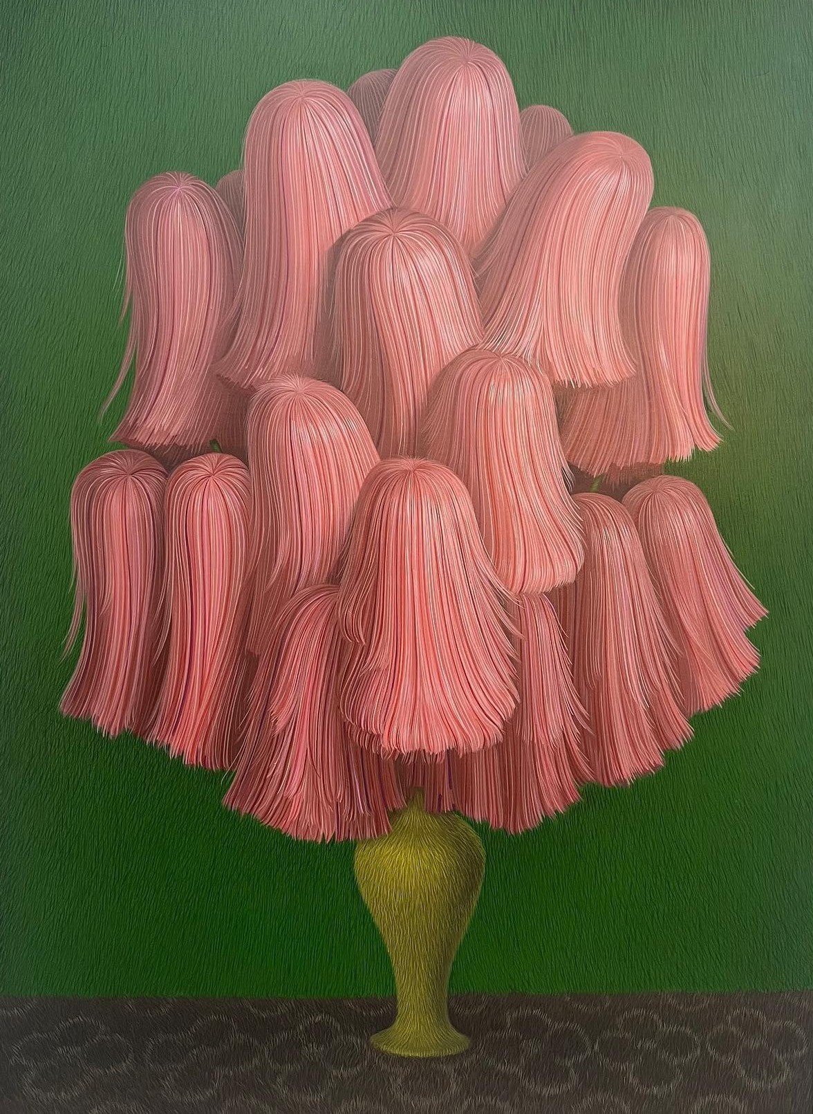 Lin Tianlu's Textured Surreal Paintings (8)