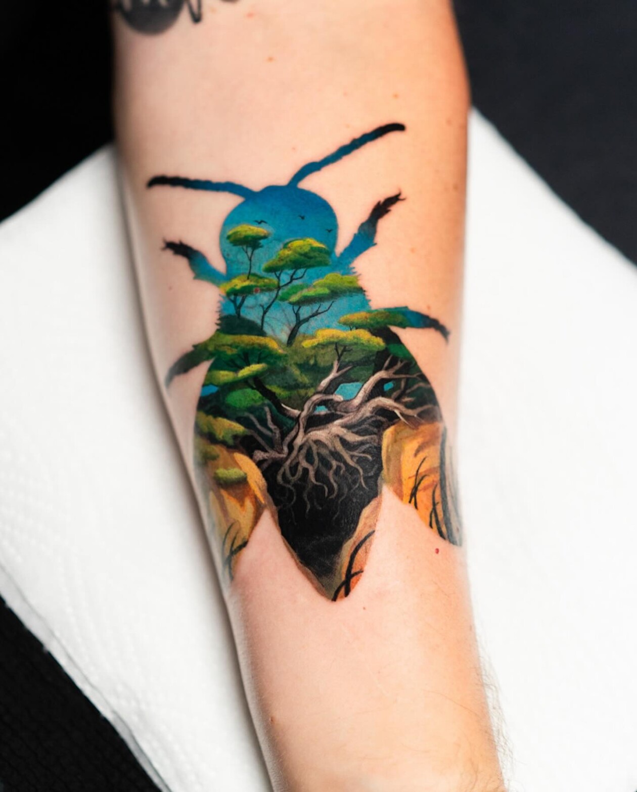 Photorealistic Double Exposure Tattoos By Andrey Lukovnikov (2)