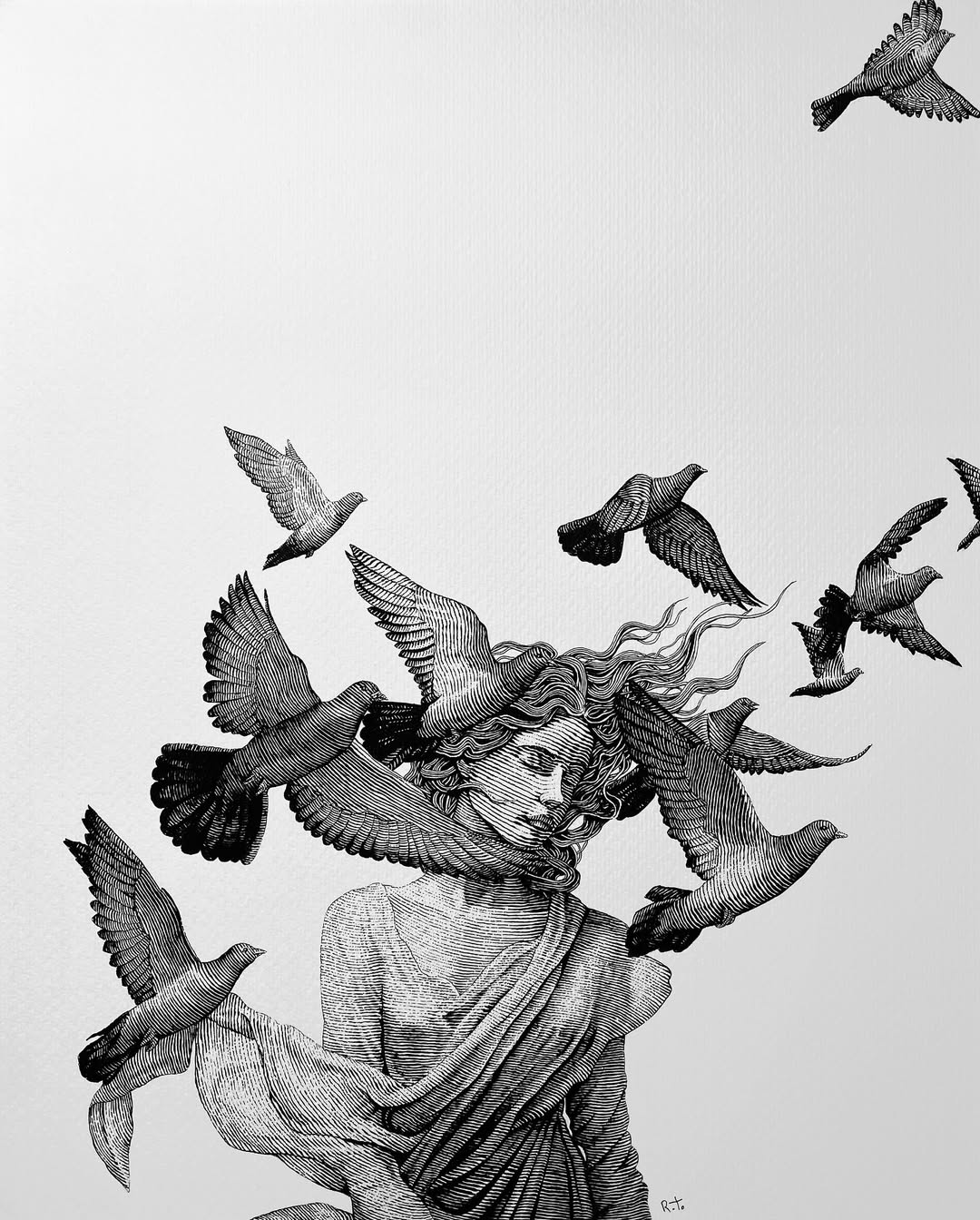 Rostislaw Tsarenko's Dot Drawings (4)