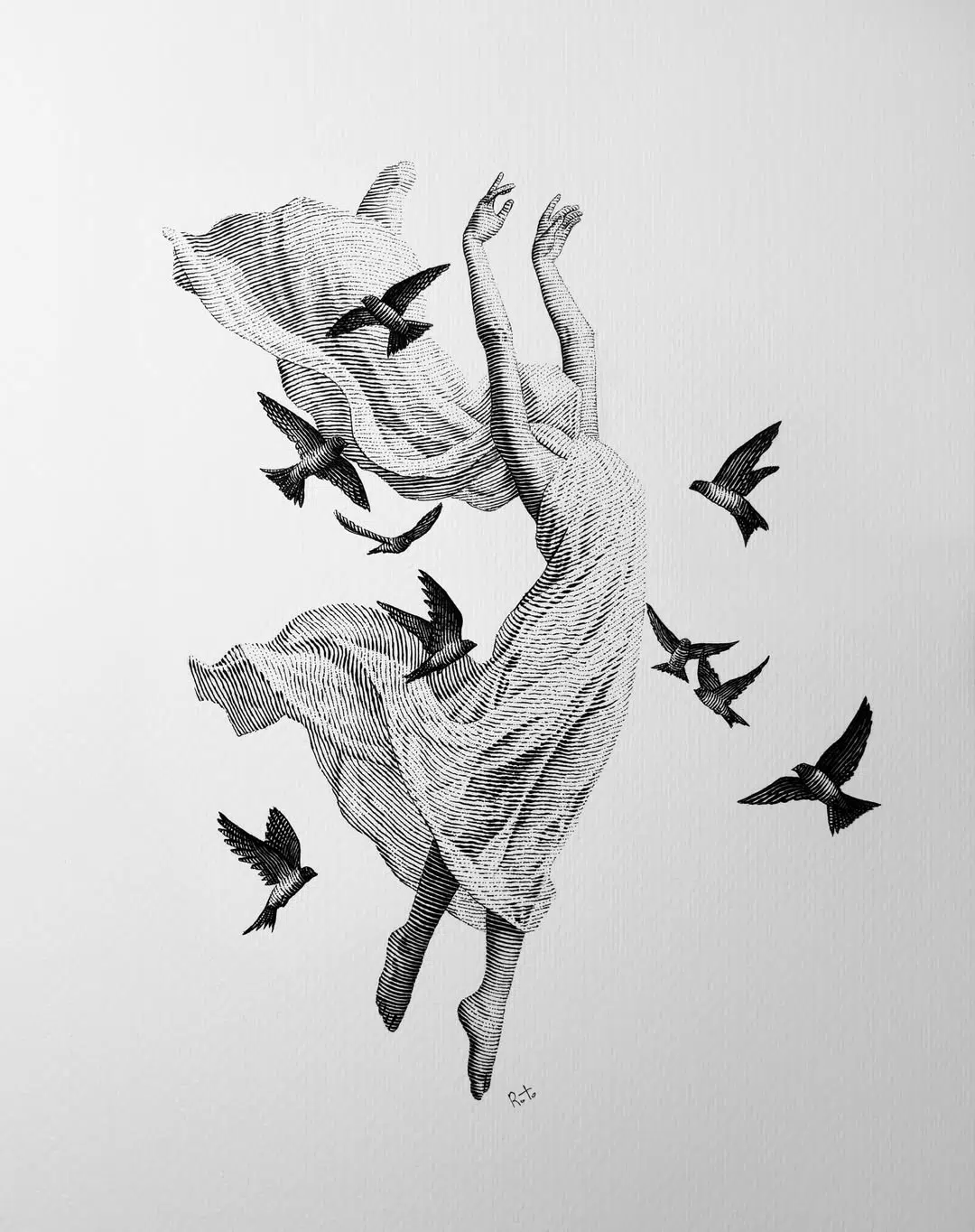 Rostislaw Tsarenko's Dot Drawings (4)