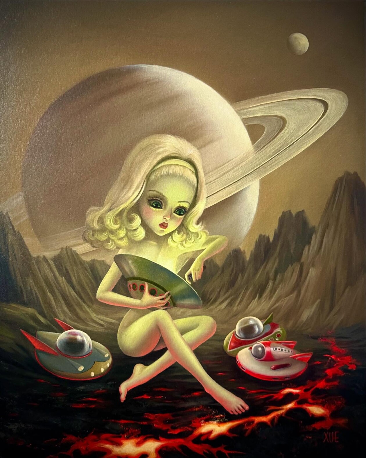The Vintage Inspired Pop Surrealism Of Xue Wang (1)
