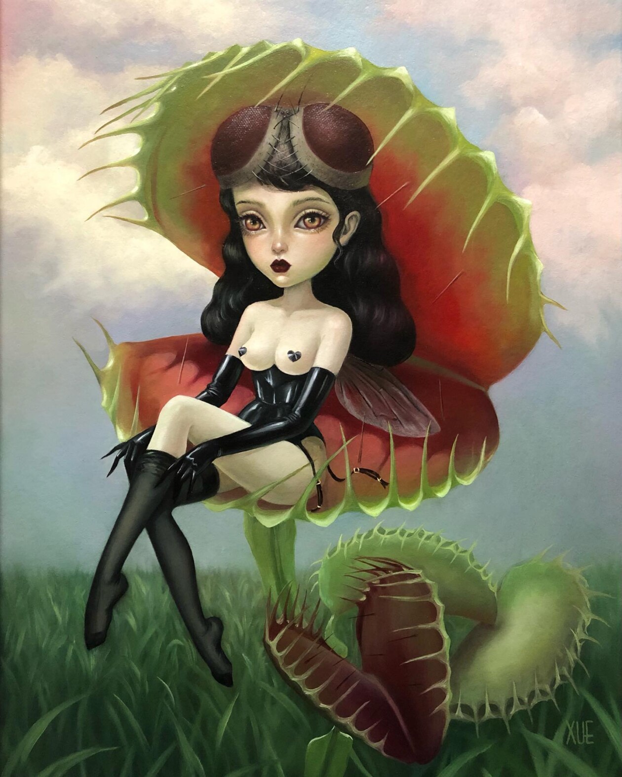 The Vintage Inspired Pop Surrealism Of Xue Wang (11)