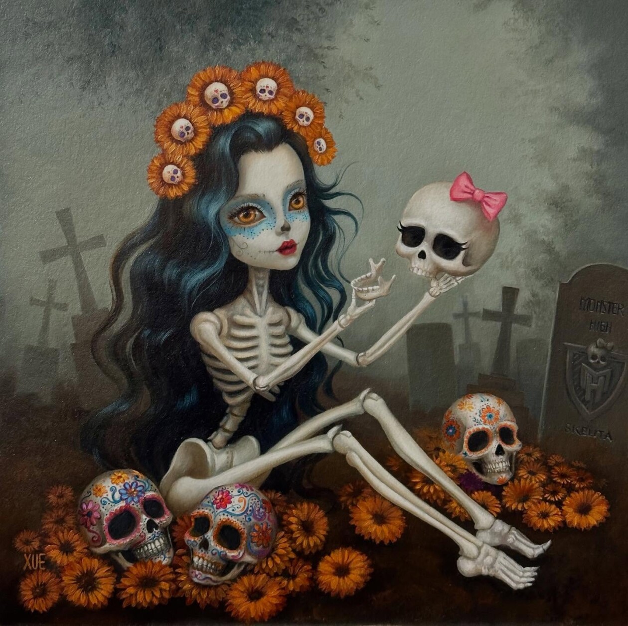 The Vintage Inspired Pop Surrealism Of Xue Wang (3)