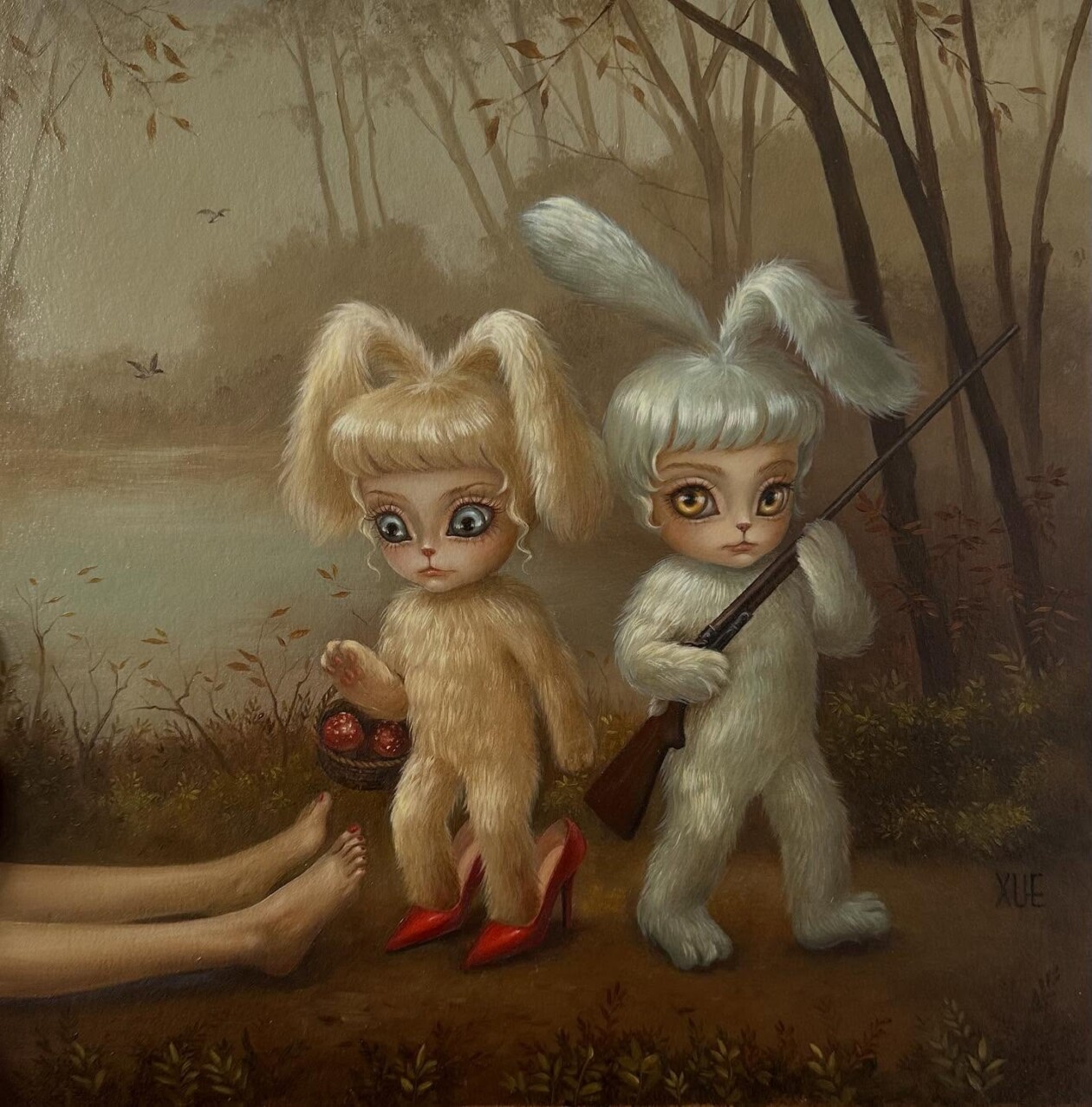 The Vintage Inspired Pop Surrealism Of Xue Wang (4)
