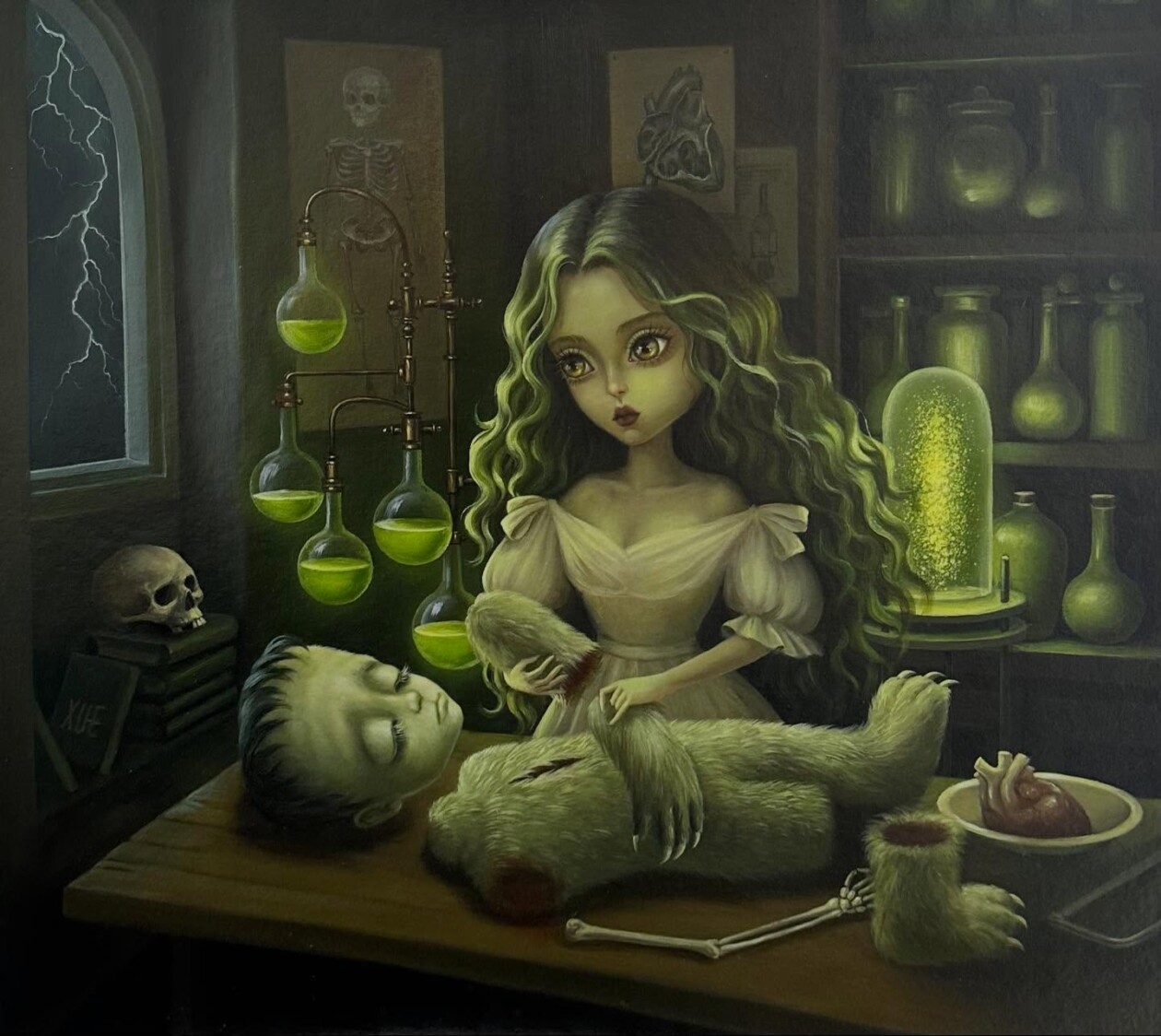 The Vintage Inspired Pop Surrealism Of Xue Wang (5)