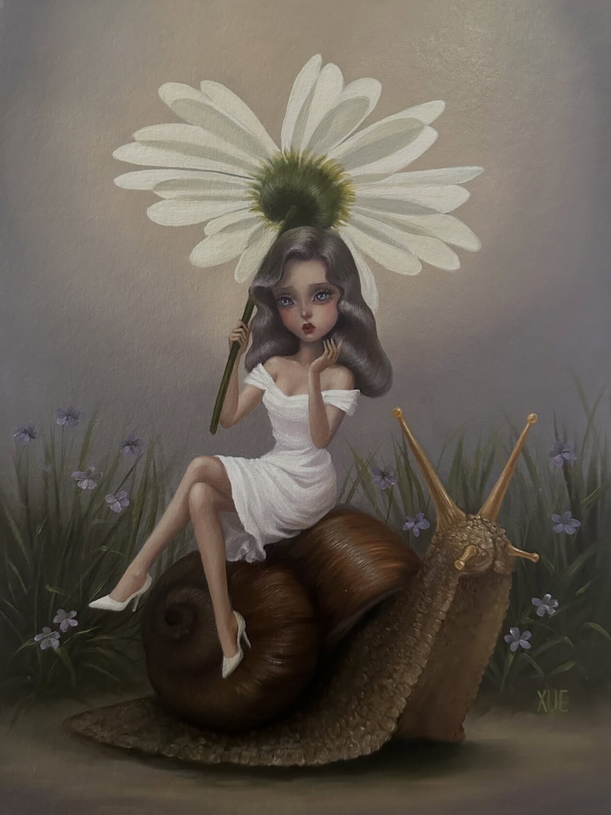 The Vintage Inspired Pop Surrealism Of Xue Wang (9)
