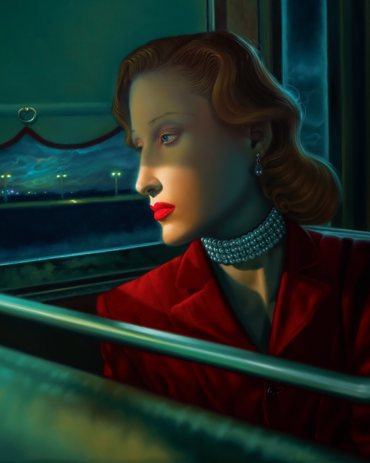 Troy Brooks's Elongated Female Portraits (11)