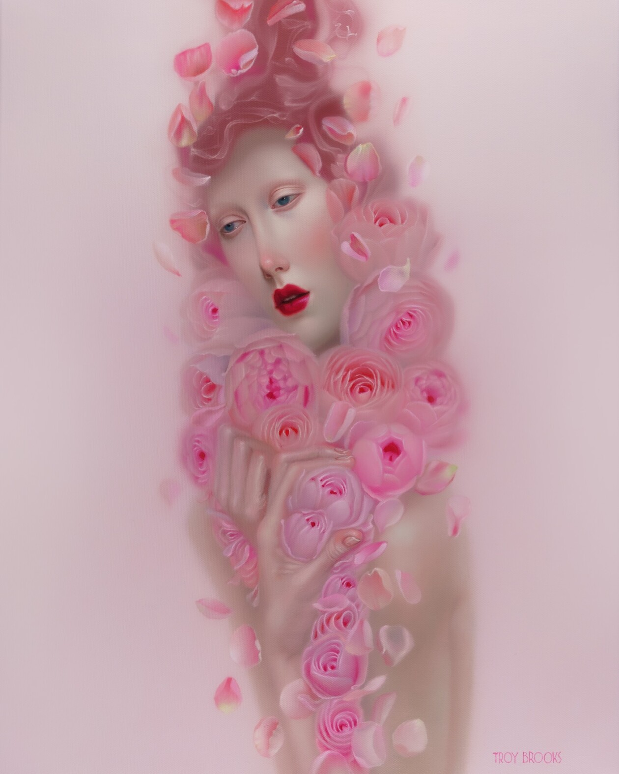Troy Brooks's Elongated Female Portraits (6)