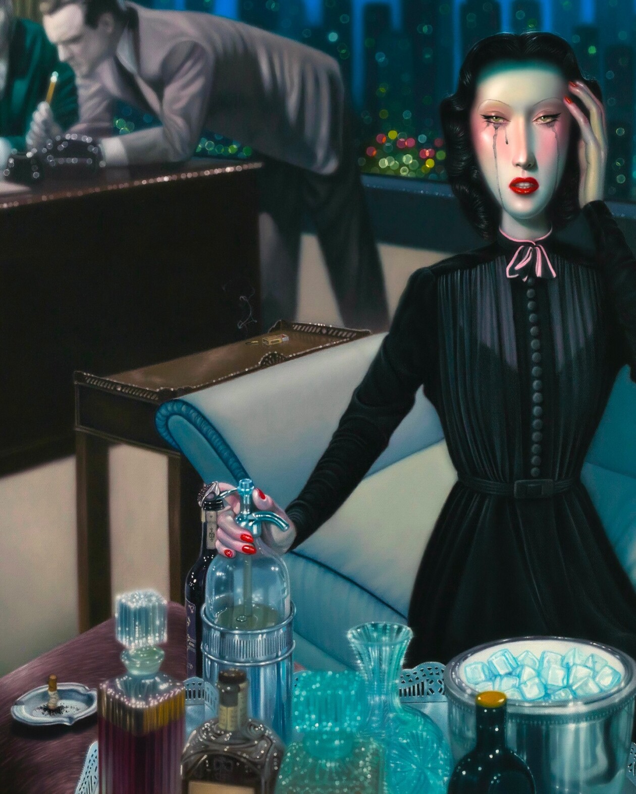 Troy Brooks's Elongated Female Portraits (7)