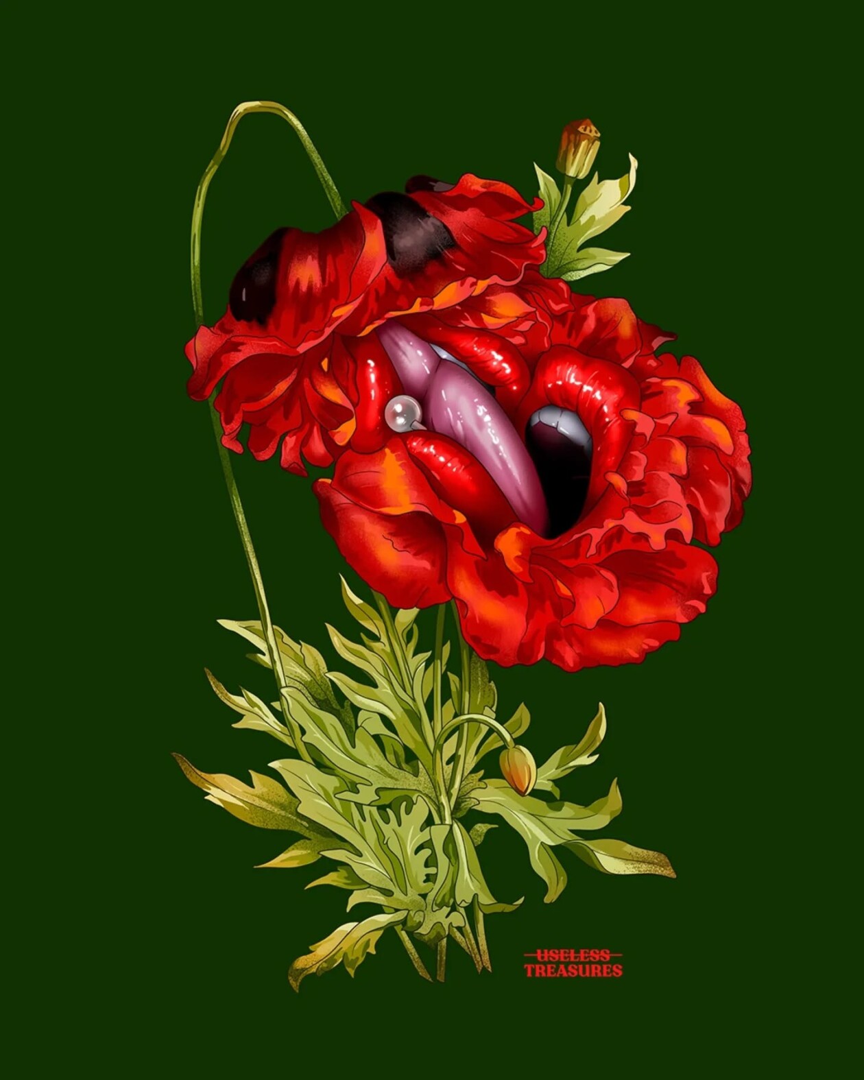 Useless Treasures' Surreal Botanical Illustrations (3)