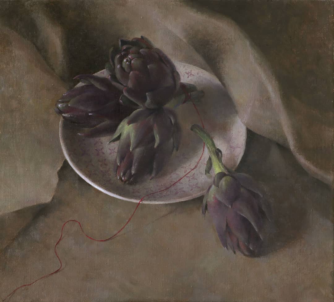 Anhelina Holembivska's Still Life Oil Paintings (1)
