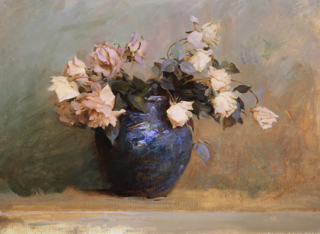 Anhelina Holembivska's Still Life Oil Paintings (2)