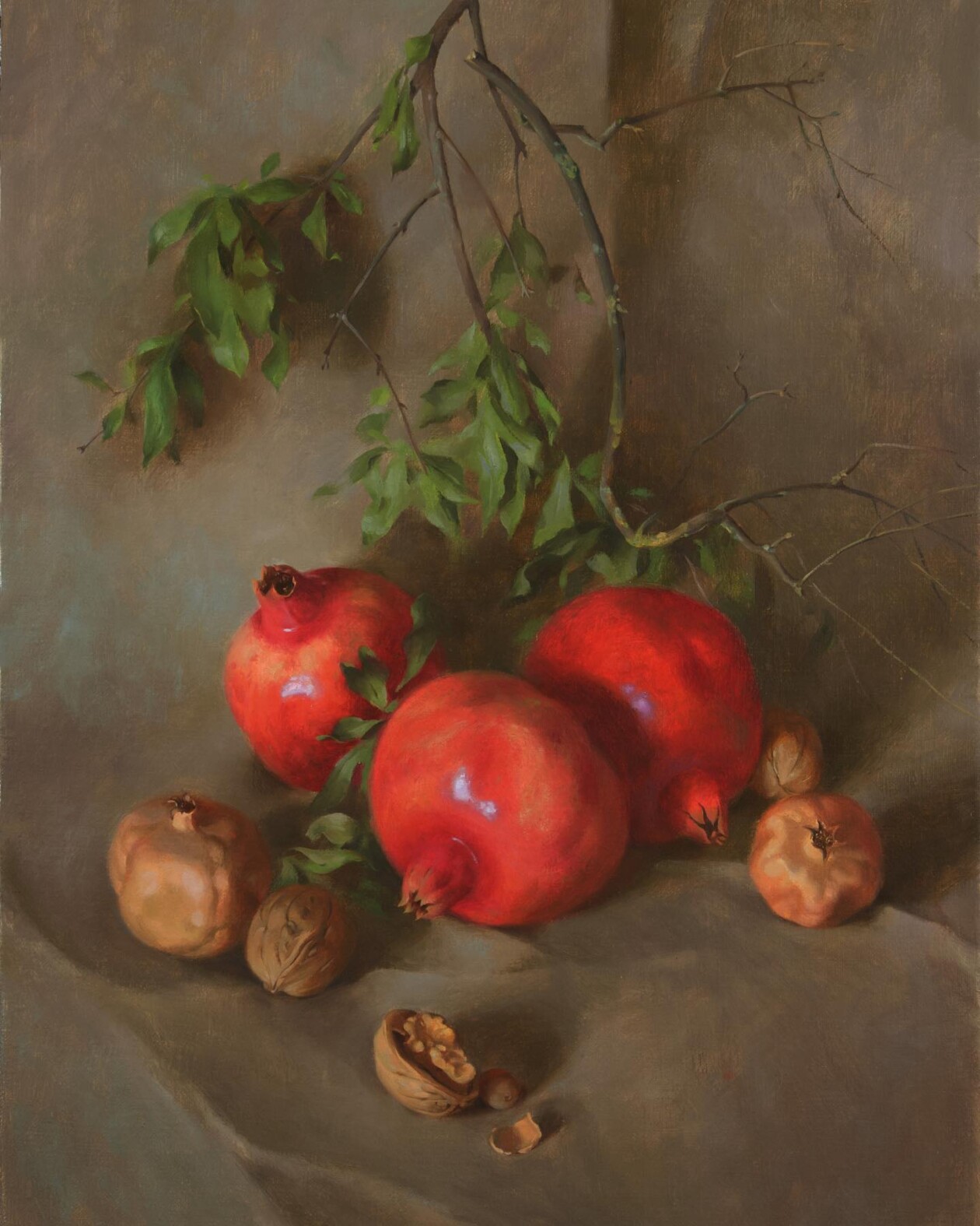 Anhelina Holembivska's Still Life Oil Paintings (3)