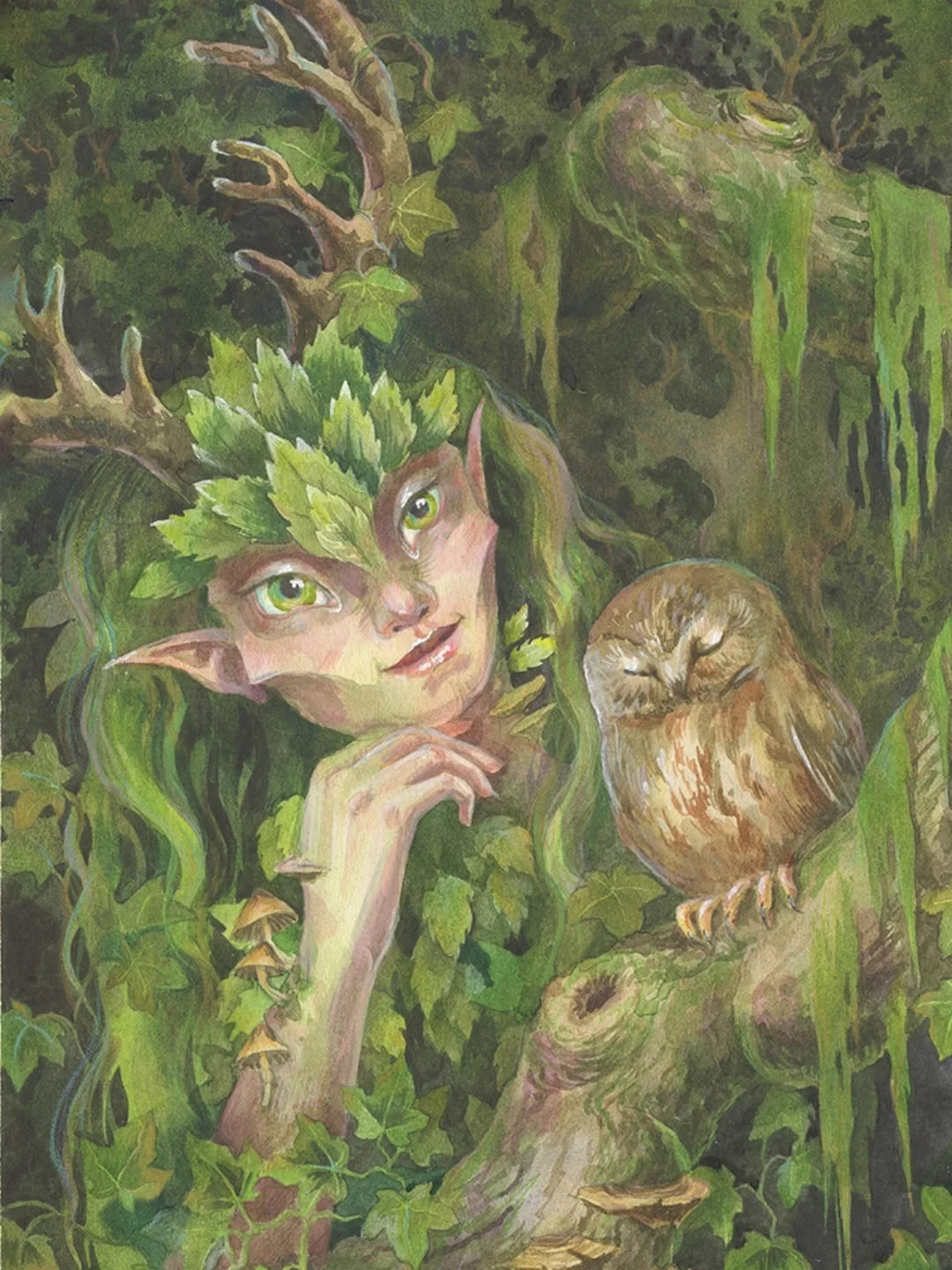 Fantasy Watercolor Illustrations By Olya Demidova (1)