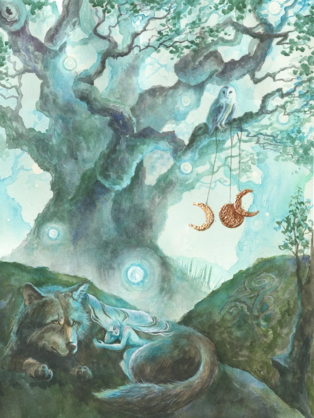 Fantasy Watercolor Illustrations By Olya Demidova (2)