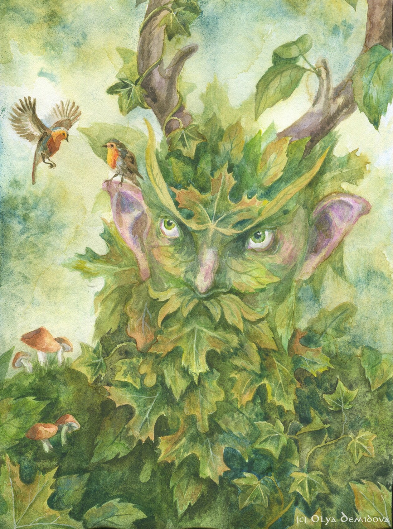 Fantasy Watercolor Illustrations By Olya Demidova (3)