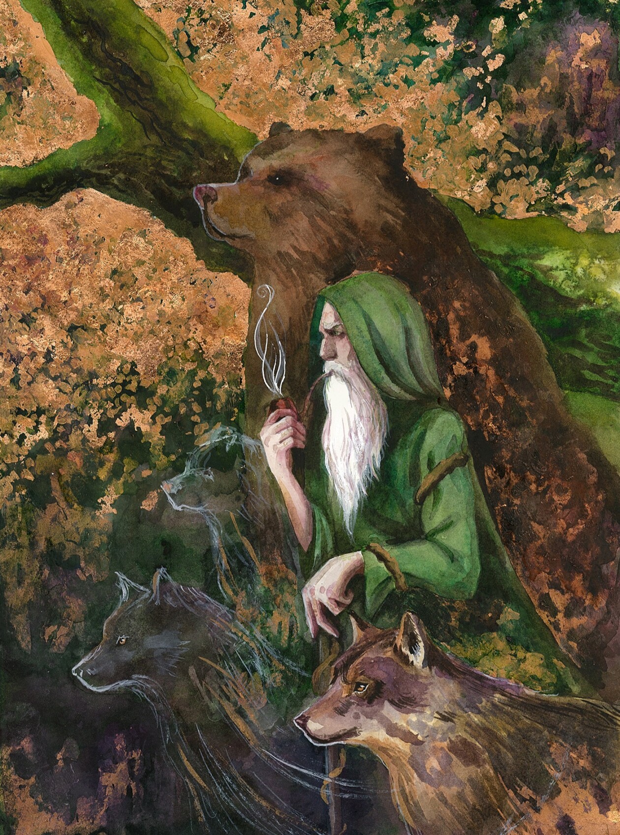 Fantasy Watercolor Illustrations By Olya Demidova (7)
