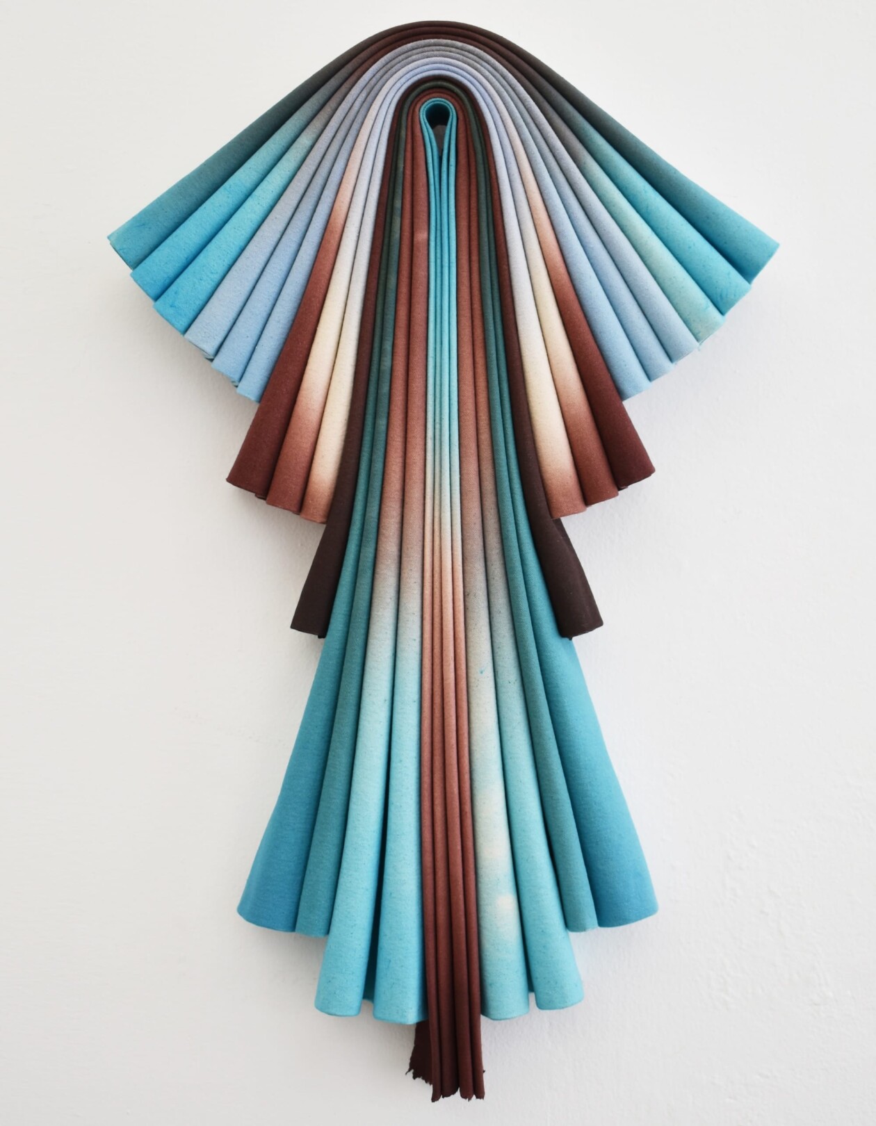 Folded Canvas Sculpture By Susan Maddux (1)