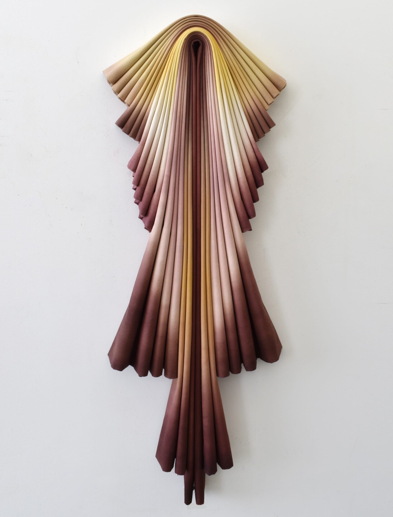Folded Canvas Sculpture By Susan Maddux (2)