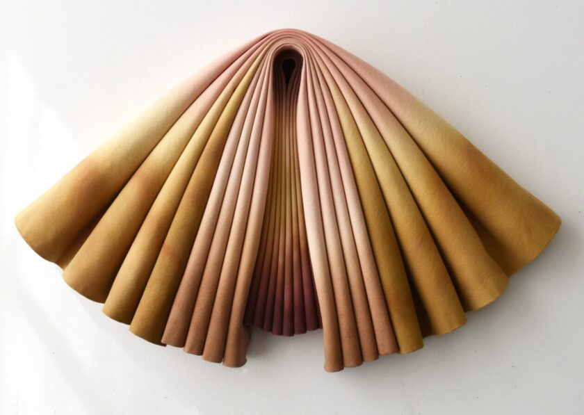 Folded Canvas Sculpture By Susan Maddux (3)