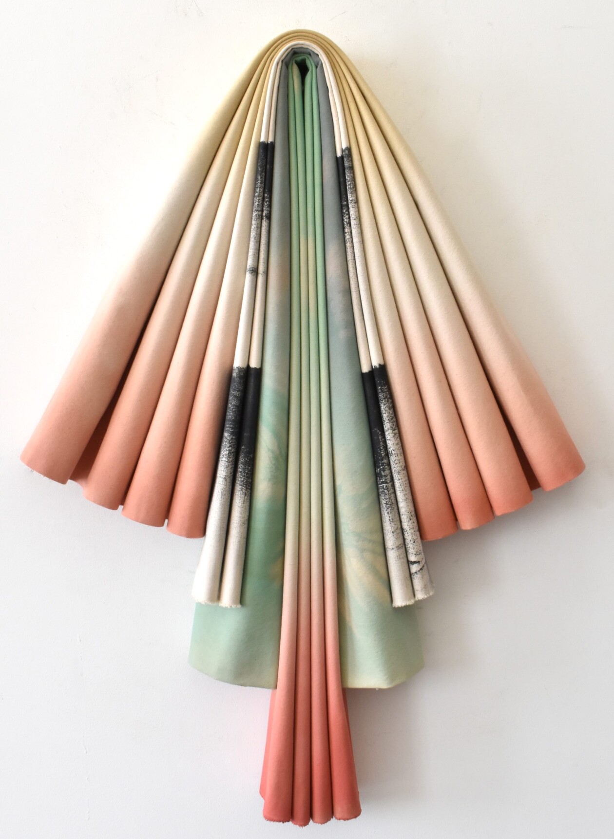 Folded Canvas Sculpture By Susan Maddux (5)