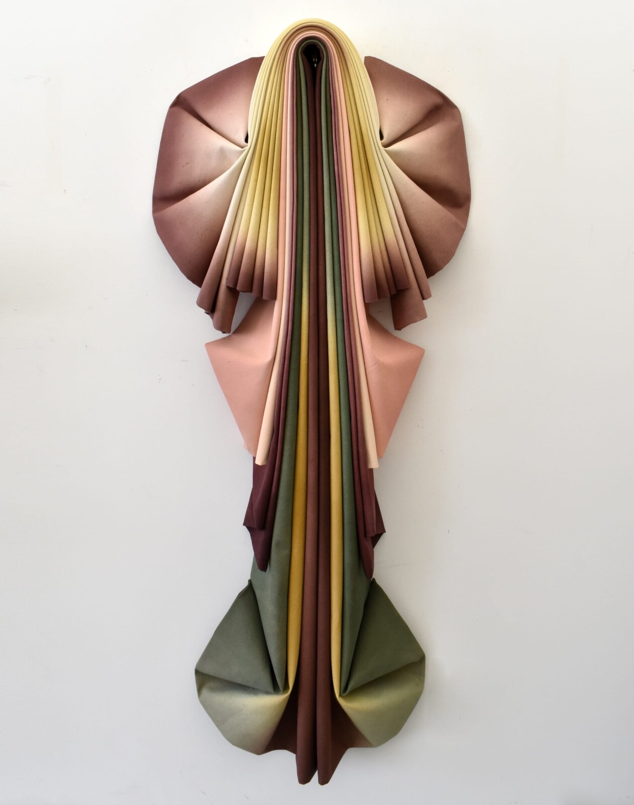 Folded Canvas Sculpture By Susan Maddux (7)