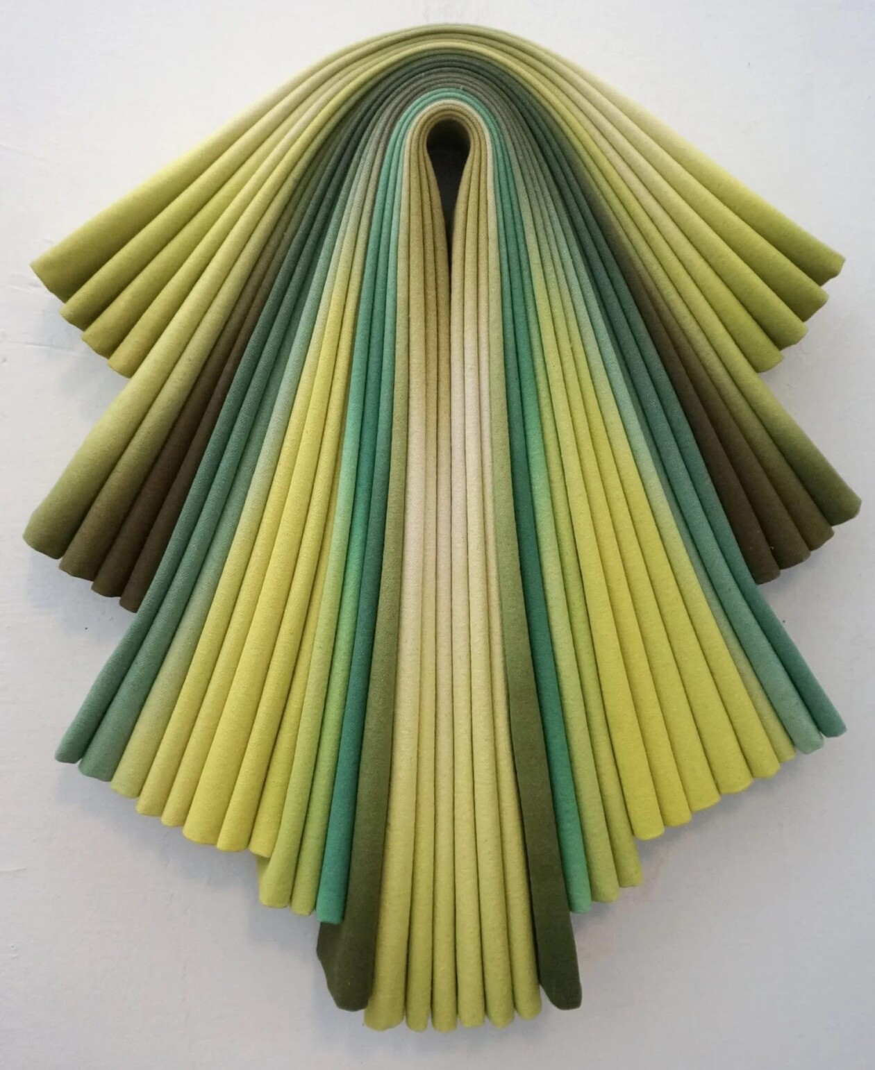 Folded Canvas Sculpture By Susan Maddux (9)