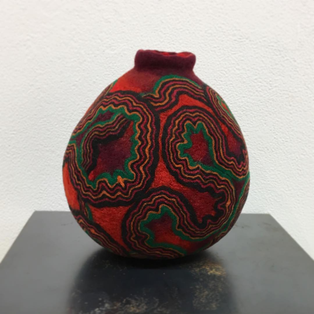 Yukako Sorai Sculptural Felt Fiber Art (1)