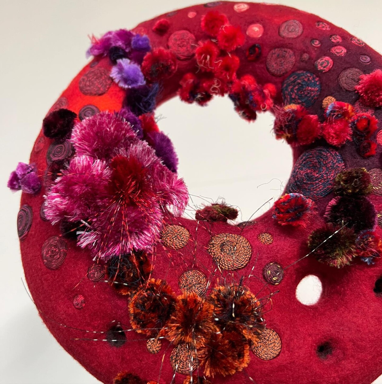 Yukako Sorai Sculptural Felt Fiber Art (8)