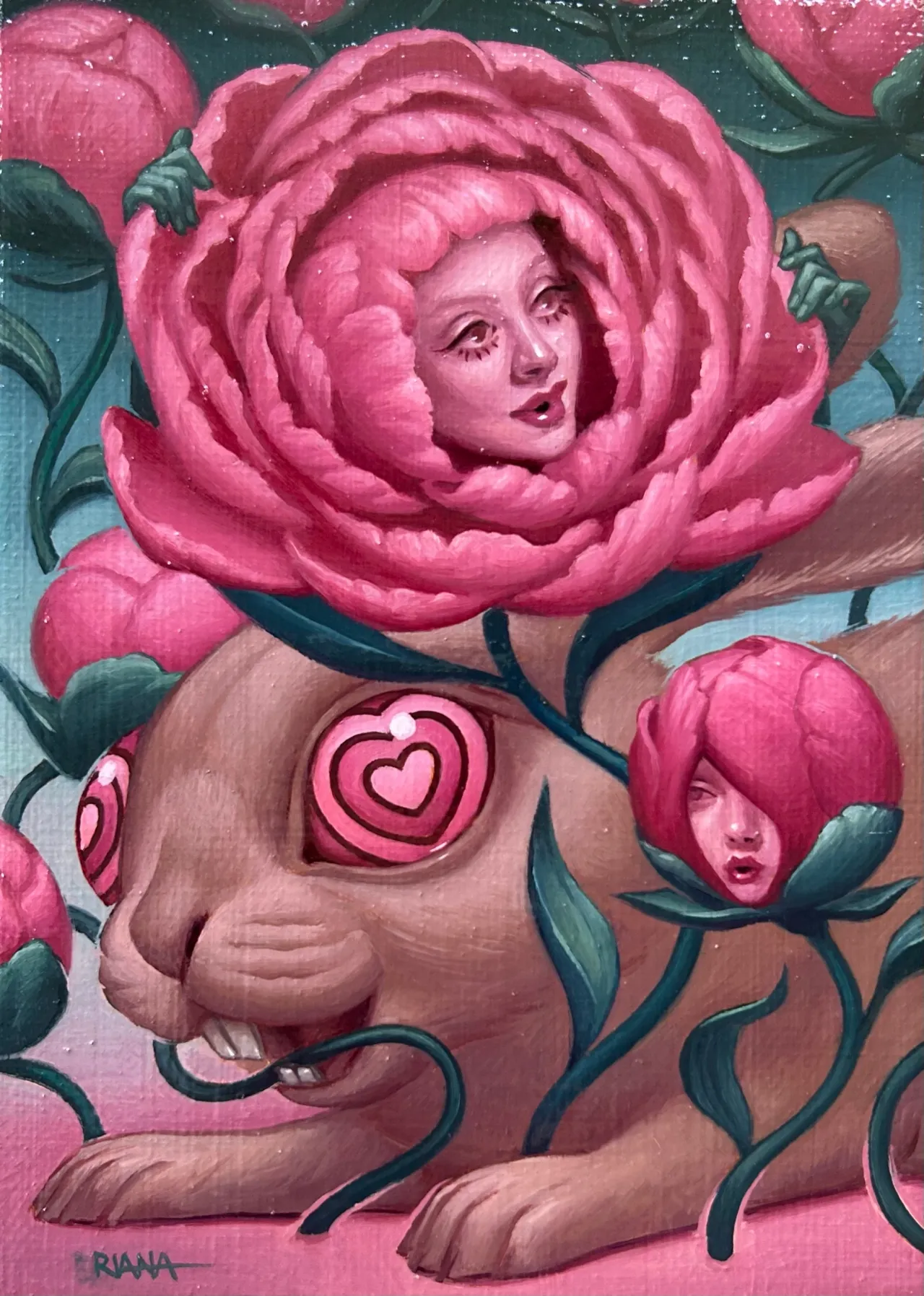 Briana Hertzog Hybrid Creatures In Symbolic Oil Paintings (5)