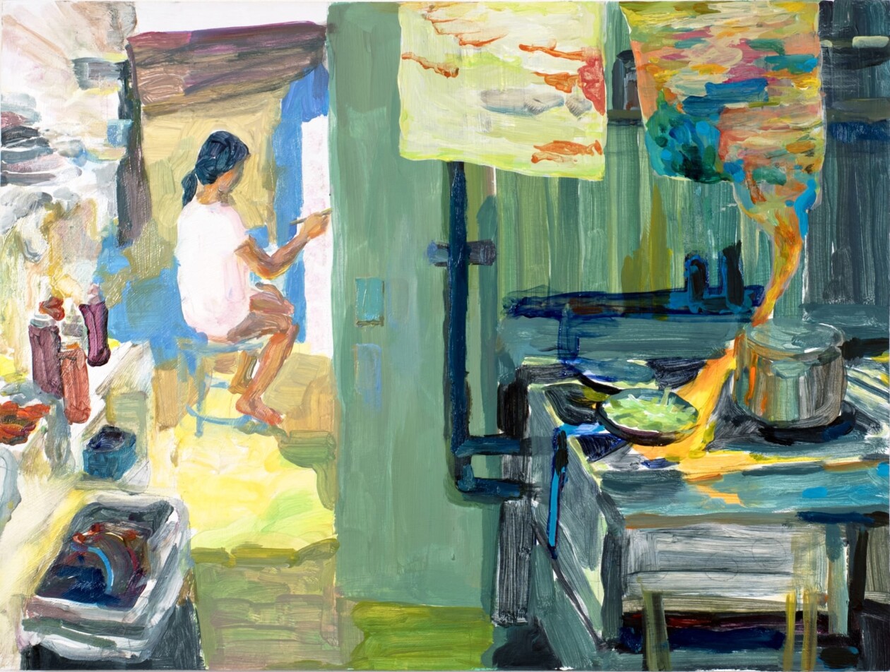Janice Yang's Paintings Of Symbolic Salmon And Kitchen Scenes (2)
