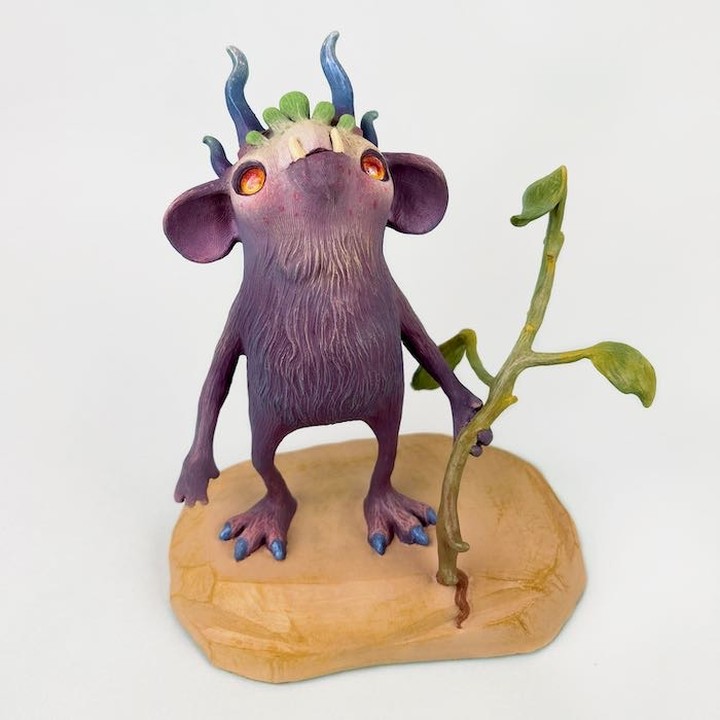 Melissa Sue Stanley Woolbeast Forest Creature Sculptures (5)