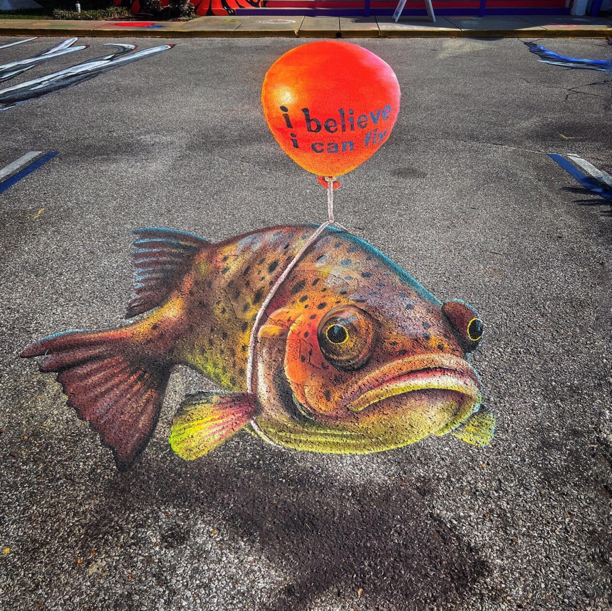 Naomi Haverland's Anamorphic Chalk Art (1)
